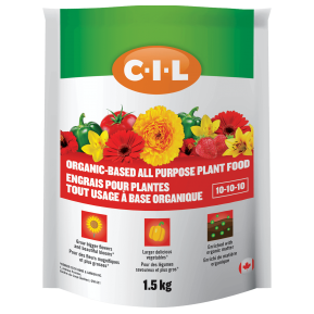 CIl Engrais pour plantes tout usage à base organique 10-10-10 1.5 kg