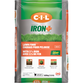 Engrais pour pelouse IRON+ 33-0-3 avec 3% de fer 5.25kg