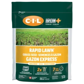 C-I-L Iron+ Rapid Lawn Sun & Shade Grass Seed 1.2kg