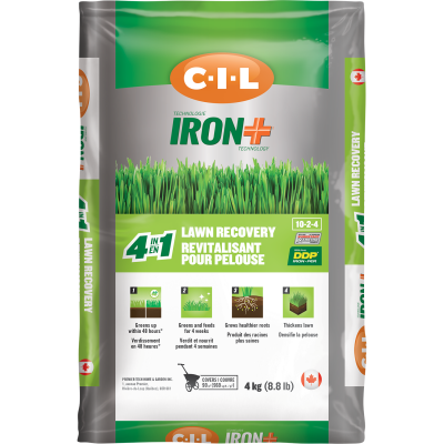 C-I-L® IRON+ Lawn Recovery 4 in 1 10-2-4 4kg