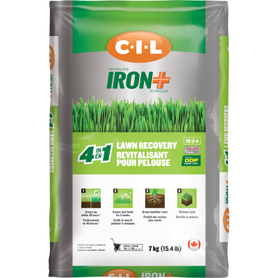 Revitalisant de pelouse 4 en 1 C-I-L® IRON+ 10-2-4 7kg