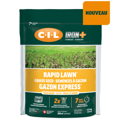 C-I-L Iron+ Rapid Lawn Sun & Shade Grass Seed 1.2kg
