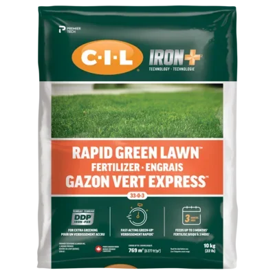 C-I-L Iron+ Rapid Green Lawn Fertilizer 10kg