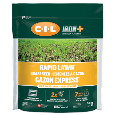 C-I-L Iron+ Rapid Lawn Sun & Shade Grass Seed 3.5kg