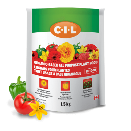 CIl Engrais pour plantes tout usage à base organique 10-10-10 1.5 kg