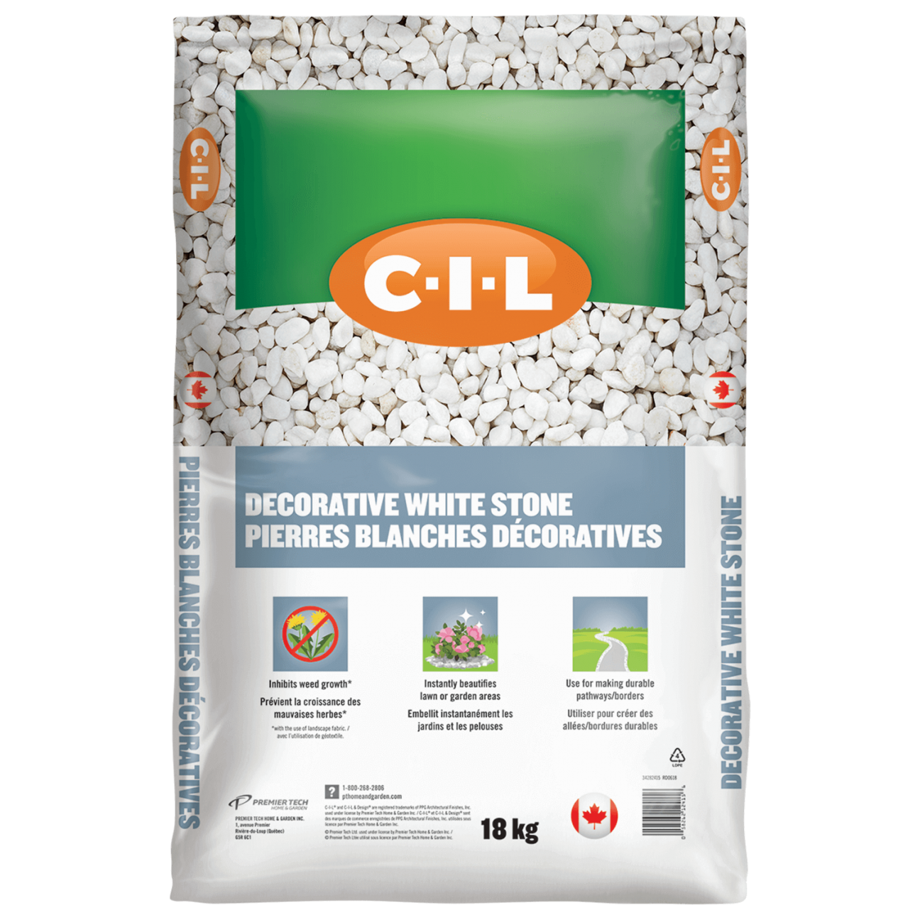 C I L Decorative White Stone C I L Lawn And Garden