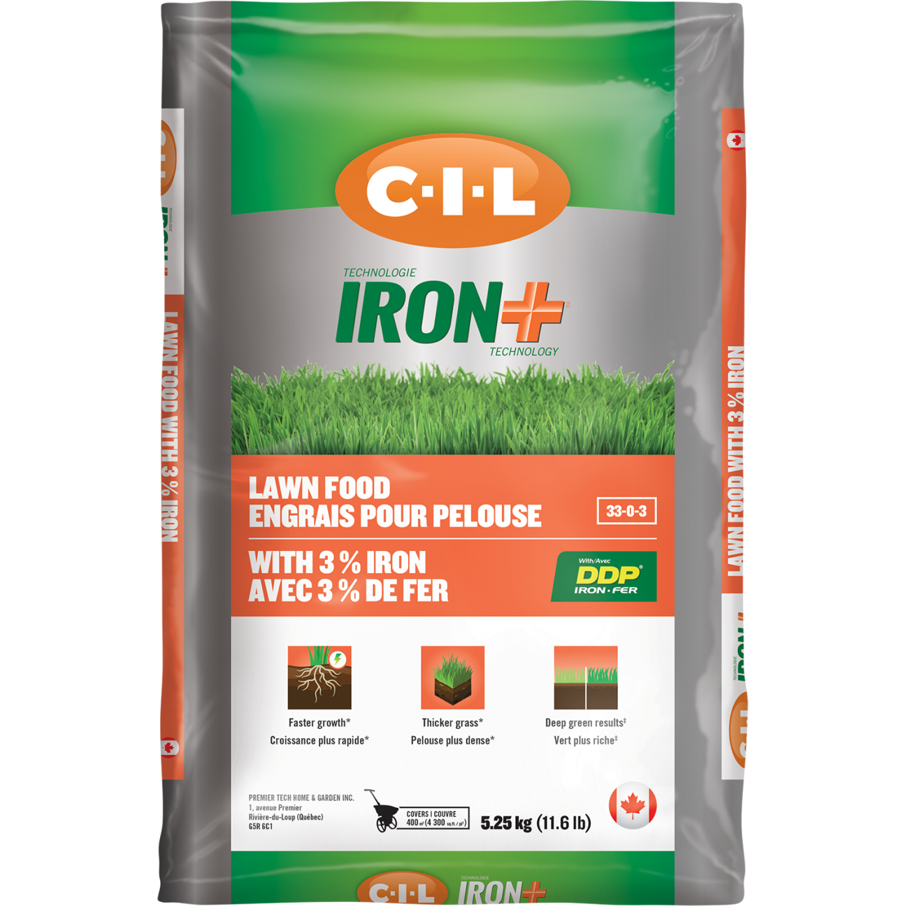 Combien De Kg De Gazon Pour 100m2 C-I-L® Engrais pour pelouse IRON+ 33-0-3 avec 3% de fer | C-I-L pelouse et jardin
